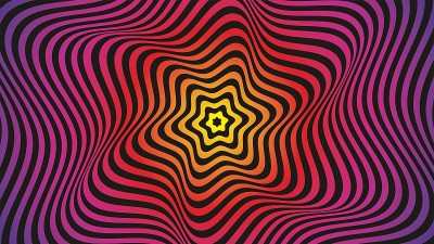 背景错觉漩涡。矢量插图。
