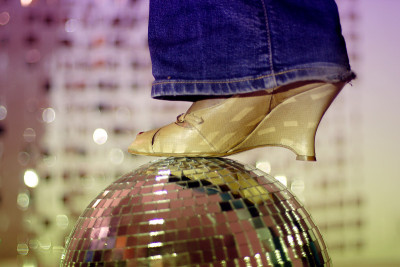 glitterball和鞋
