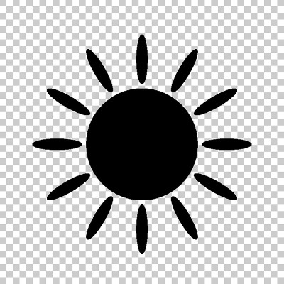 太阳绿色矢量图标