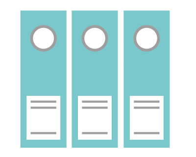 binder vector icon.
