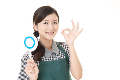 微笑的家庭主妇