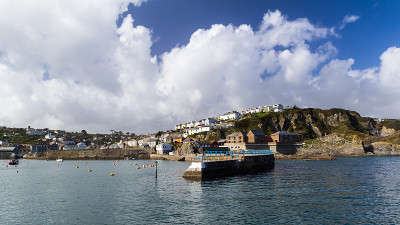 英国康沃尔郡的Mevagissey