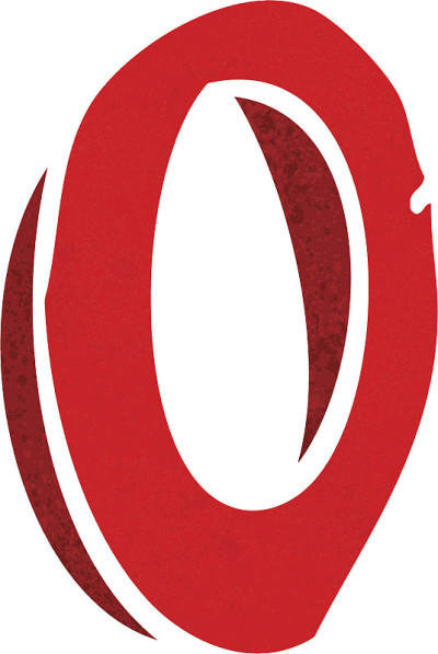 卡通字母O