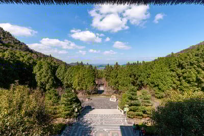 台湾原住民文化村景观。