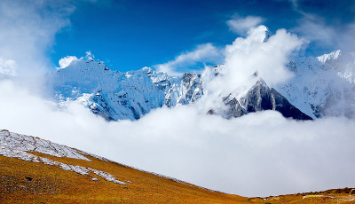 喜马拉雅山脉的风景