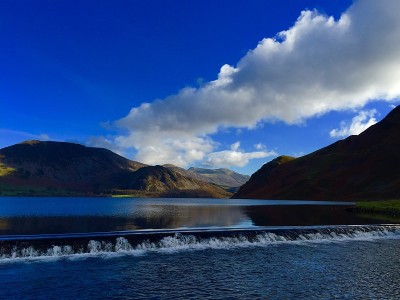 英国，坎布里亚郡，湖区，Bassenthwaite湖，Bassenthwaite Blue