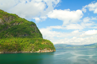 北部挪威峡湾。