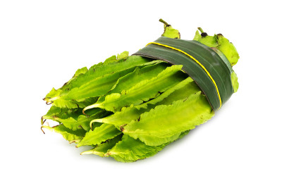 白色背景上的果阿豆