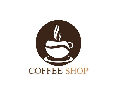咖啡杯Logo模板