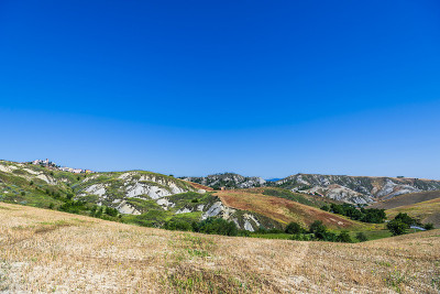 巴西利卡塔Val D'Agri的夏季乡村景观和鲜花田