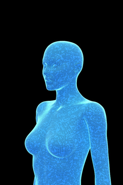 女性，人体女性，3D