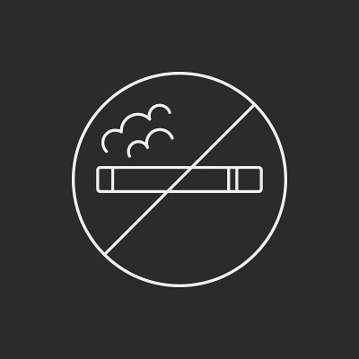 禁止吸烟线图标