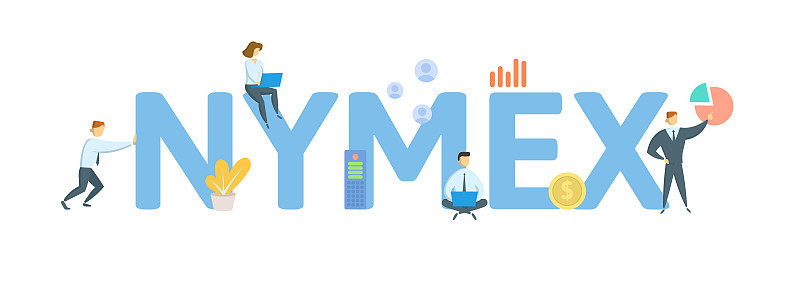 NYMEX, New York Mercantile Exchange. Concept with 