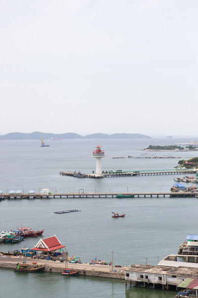 泰国四昌岛的全景