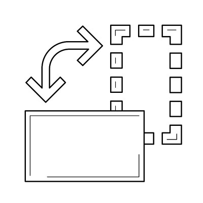 变换工具线图标