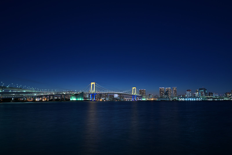 东京彩虹桥夜景