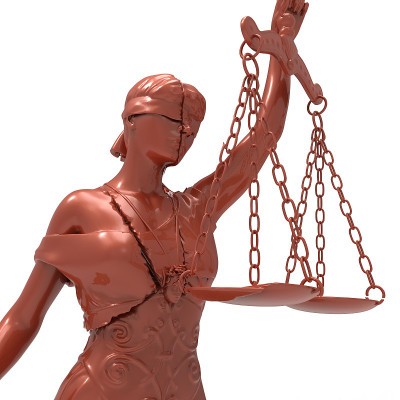 破碎的正义女士3d渲染