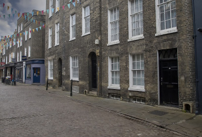 英国剑桥市格林大街上的建筑