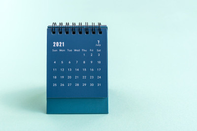 2021年7月台历
