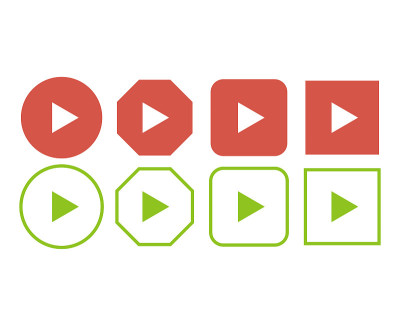 Arrow vector illustration and icon.
