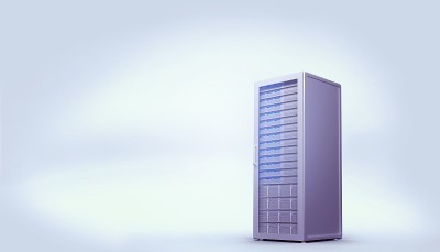 数字生成灰色服务器塔