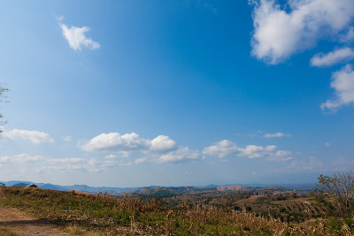 乡村天光泰国，风景秀丽。