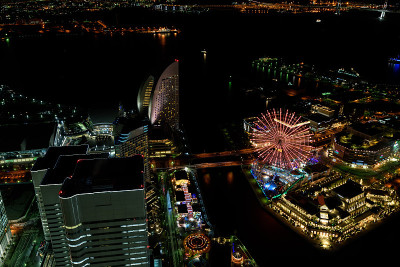横滨港人未来夜景