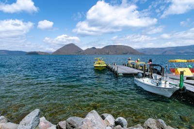 北海道洞爷湖风光。