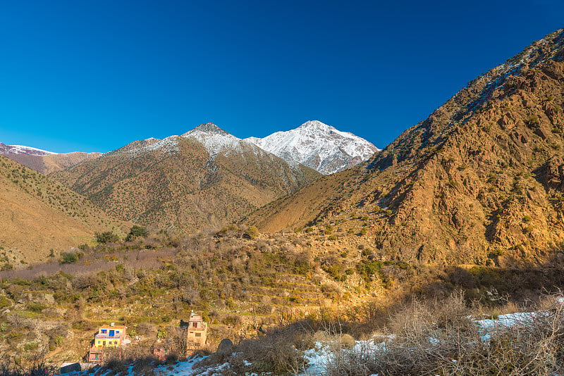 乌里卡山谷景观，摩洛哥