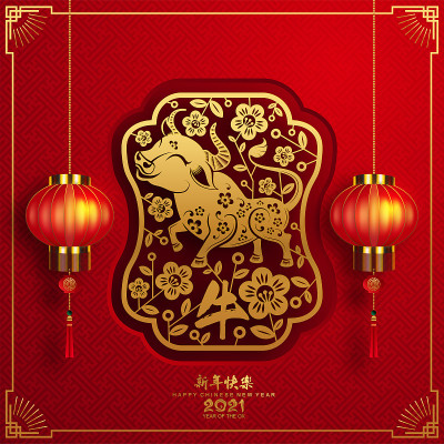 2021年中国新年。