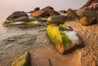 泰国苏梅岛拉迈海滩的海景