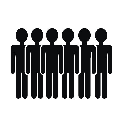 人口人物图标插图设计