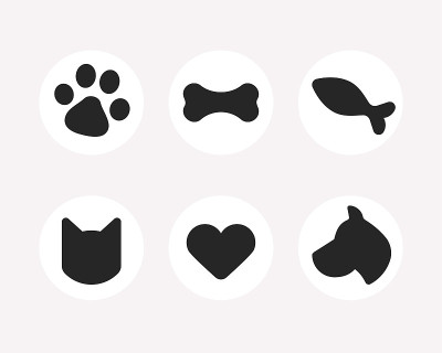 图标设置狗和猫
