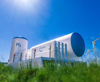 氢可再生能源生产-用于清洁电力、太阳能和风力涡轮机设施的氢气