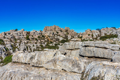 El Torcal de Antequera, Andalusia, Spain，在Antequer