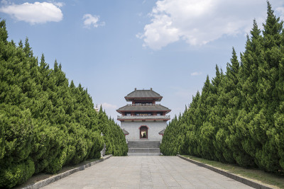 中国云南的佛教寺庙建筑