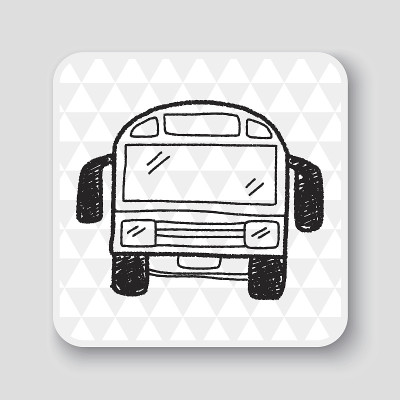 公共汽车涂鸦