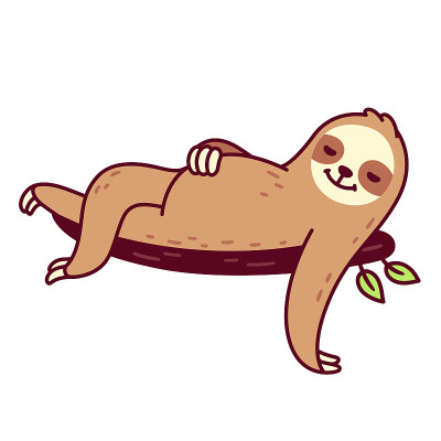 懒惰的卡通懒惰