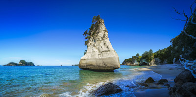 砂岩巨石，大教堂湾，科罗曼德尔半岛，新西兰5