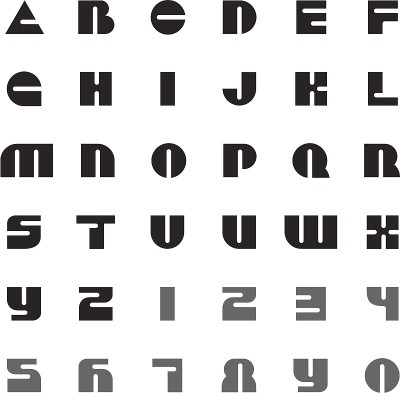字体。