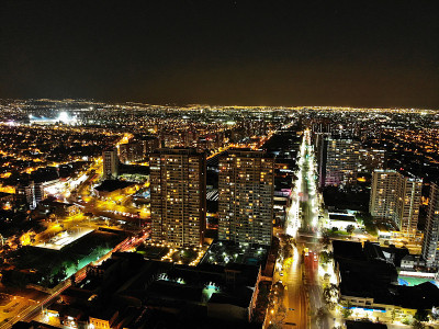 智利圣地亚哥夜景