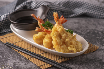 炸虾食谱香脆天妇罗炸虾炸虾