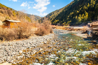 青藏高原的场景