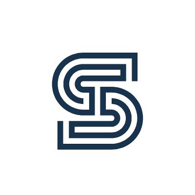 字母S标志。字母初始图标。
