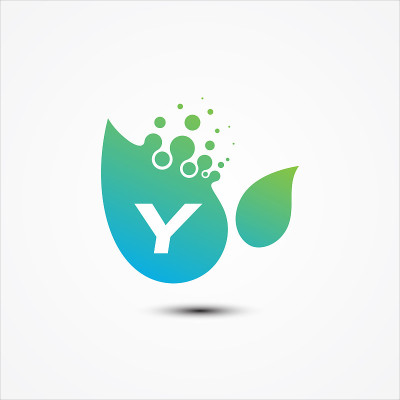 叶向量设计以Y字母符号设计极简