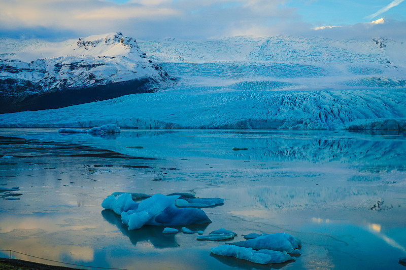 冰岛Fjallsárlón冰川湖