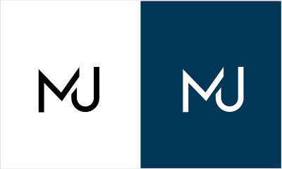MU、UM抽象字母标志交织字母