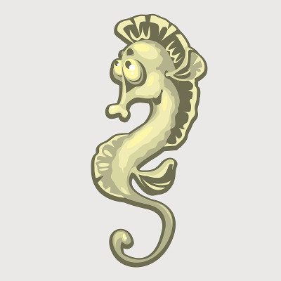 孤立的海马图像