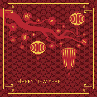 中国新年背景