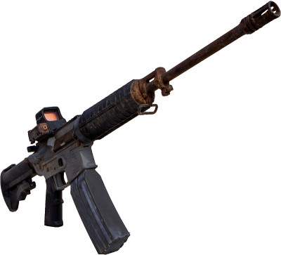 生锈的 AR 15